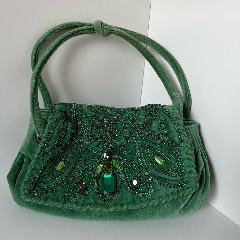 Velvet Maliparmi purse with jewel details